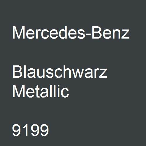 Mercedes-Benz, Blauschwarz Metallic, 9199.